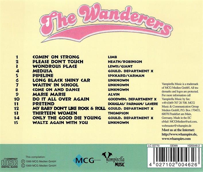 CD - Wanderers - Comin' On Strong