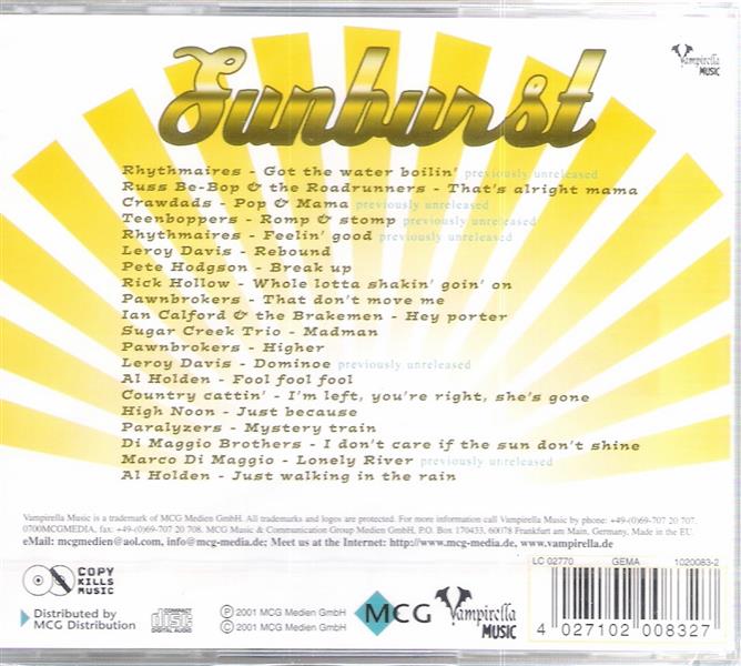 CD - VA - Sunburst-A tribute to SUN
