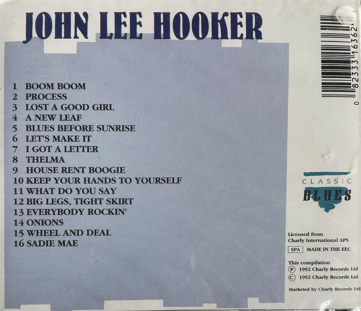 CD - John Lee Hooker - Boom Boom