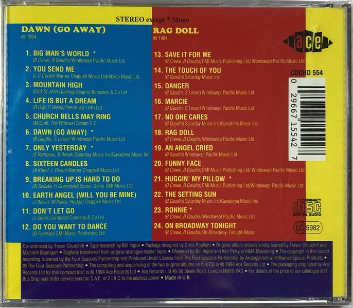 CD - 4 Seasons - Dawn (Go Away) Rag Doll