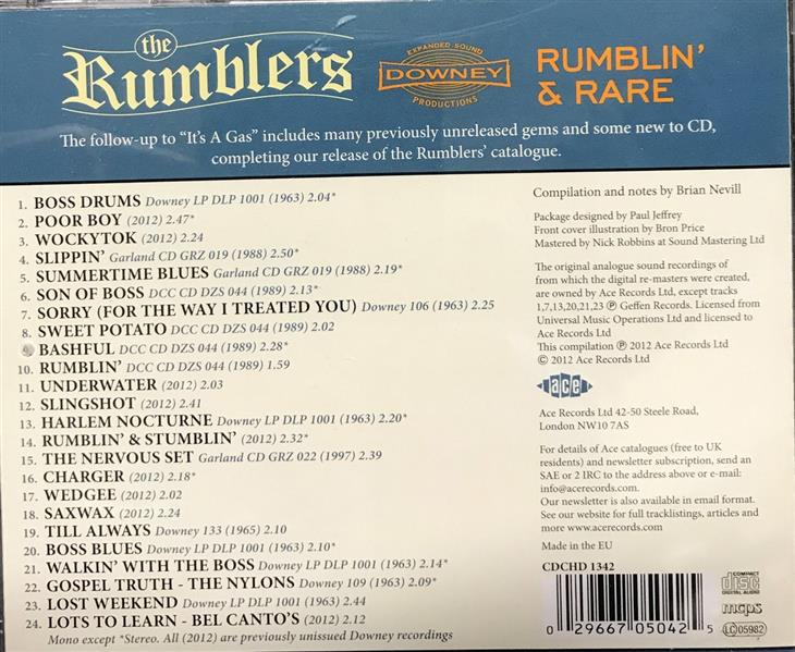CD - Rumblers - Rumblin' & Rare - 24 More 'Boss' Nuggets