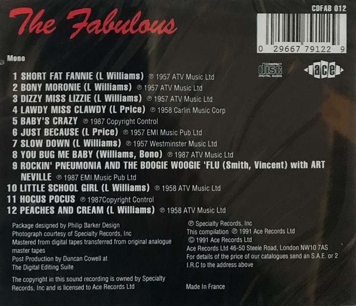 CD - Larry Williams - Fabulous Larry Williams