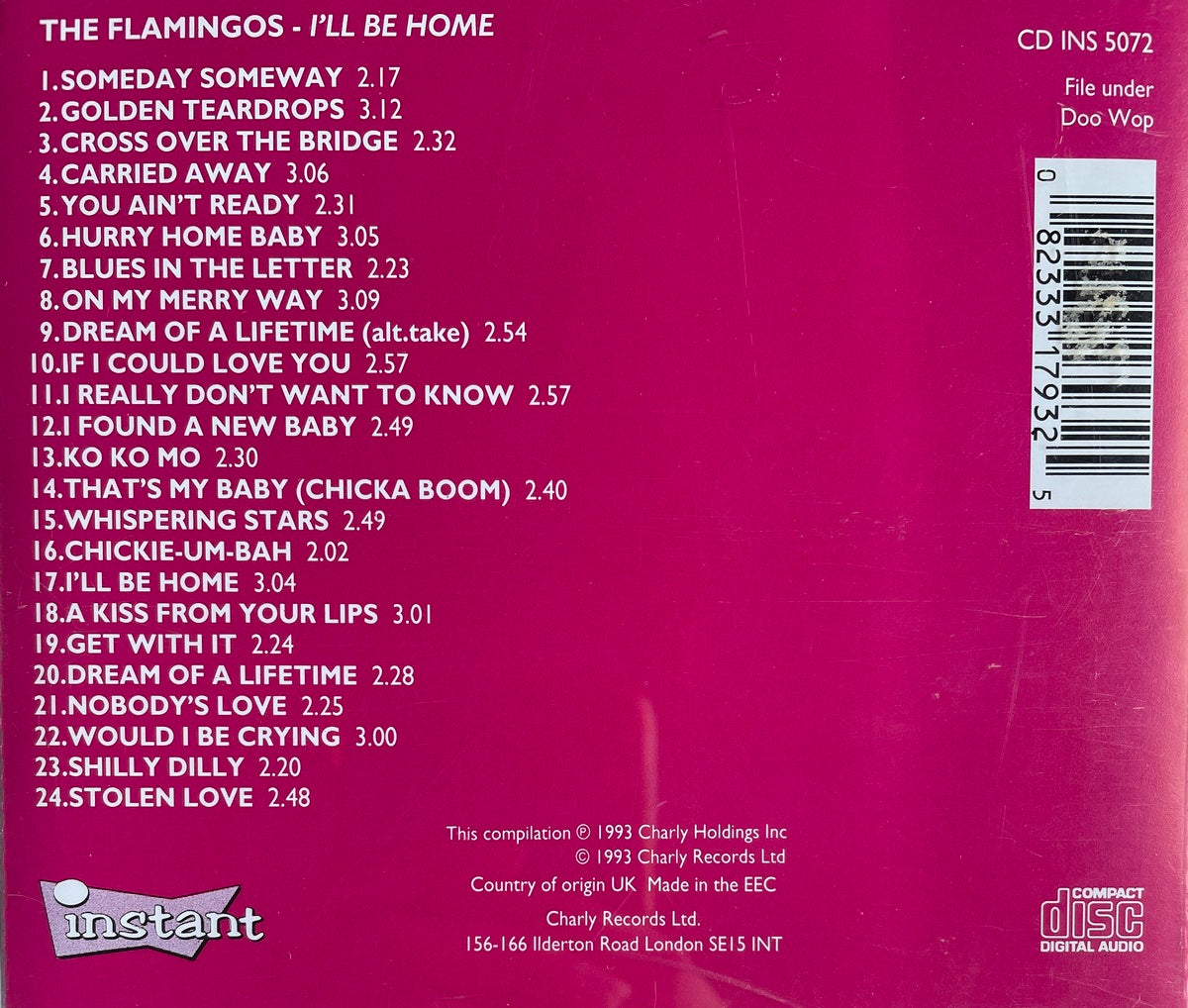 CD - Flamingos - I'll Be Home
