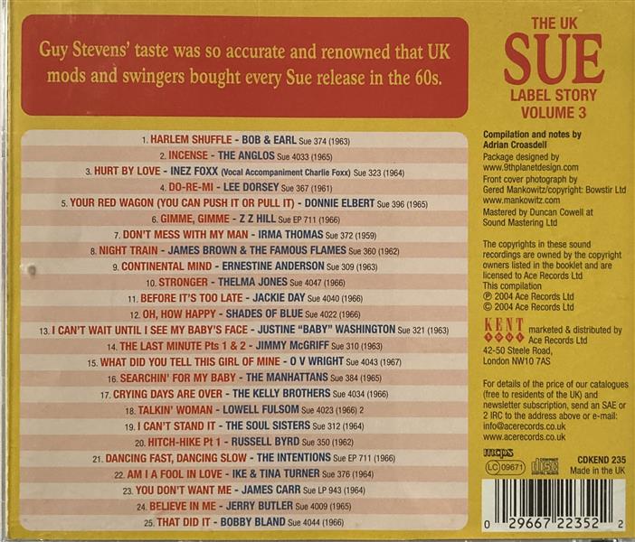 CD - VA - The Soul of Sue: the UK Sue Label Story 3