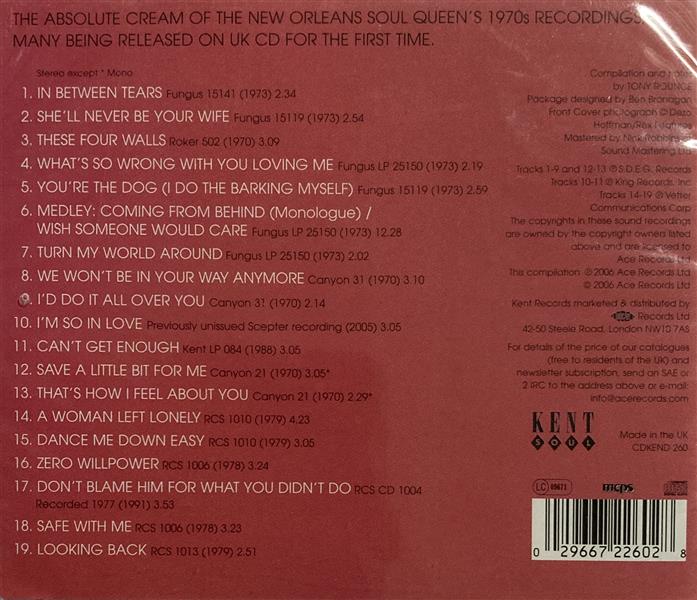 CD - Irma Tomas - A Woman's Viewpoint The Essential 1970s Recordings