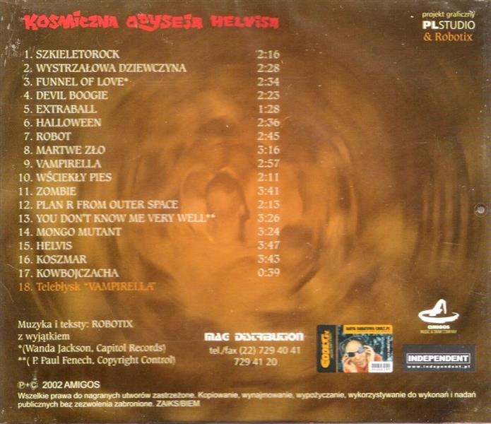 CD - Robotix - Kosmiczna Odyseja Helvisa (Black Sky Records)