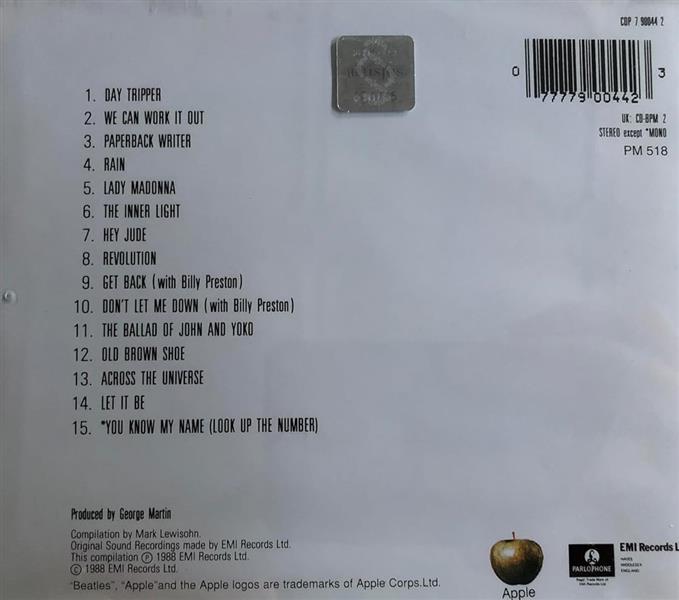 CD - Beatles - Past Masters Vol. 2