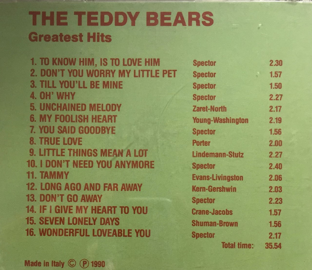 CD - Teddy Bears - Spectacular Sound
