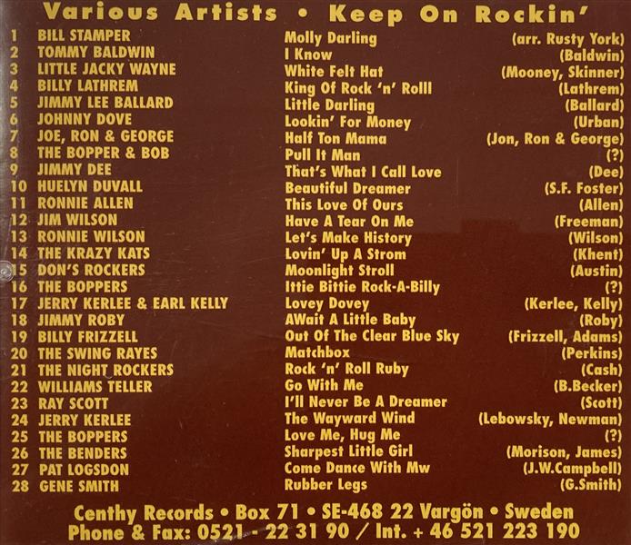 CD - VA - Keep On Rockin'