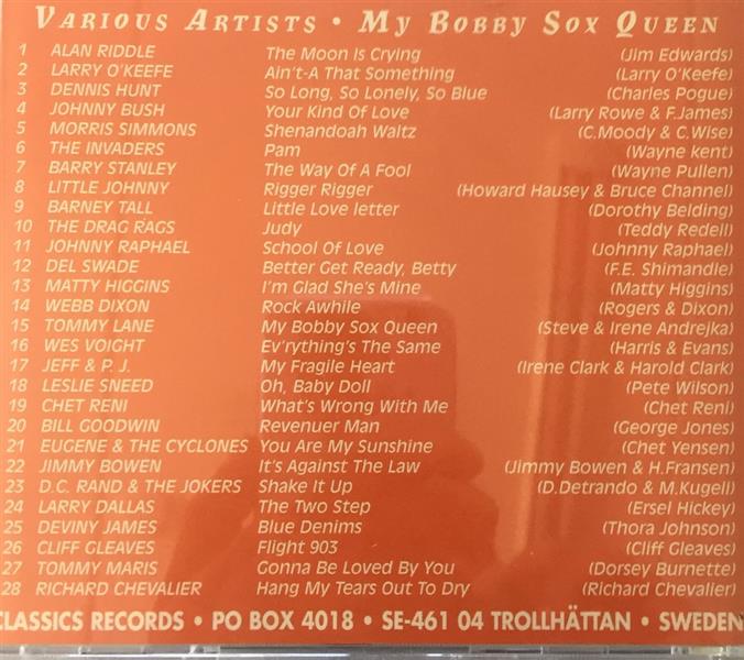CD - VA - My Bobby Sox Queen And Other Teen Rockers