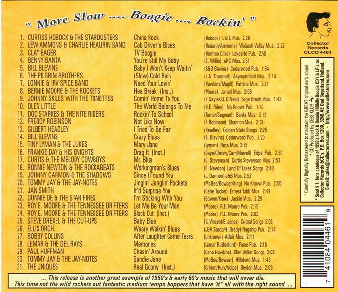 CD - VA - More Slow Boogie Rockin