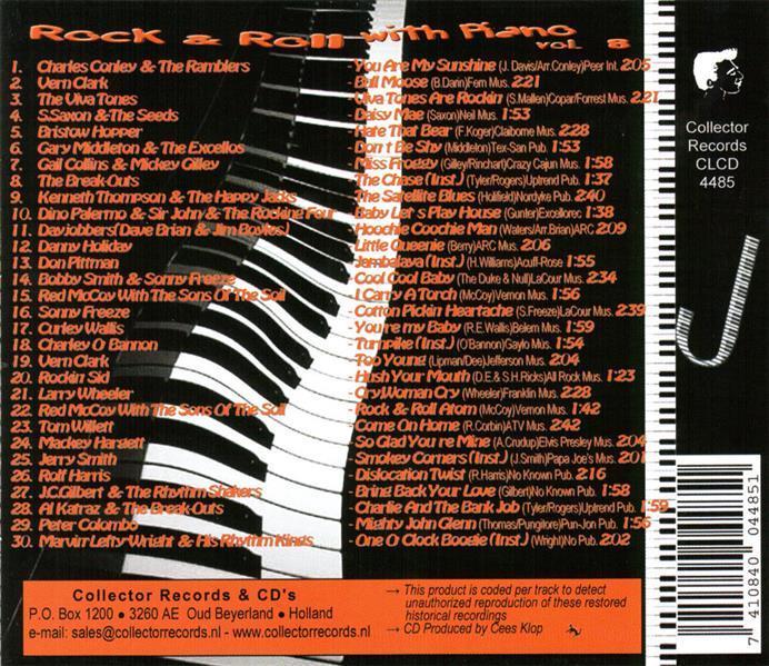 CD - VA - Rock And Roll With Piano Vol. 8