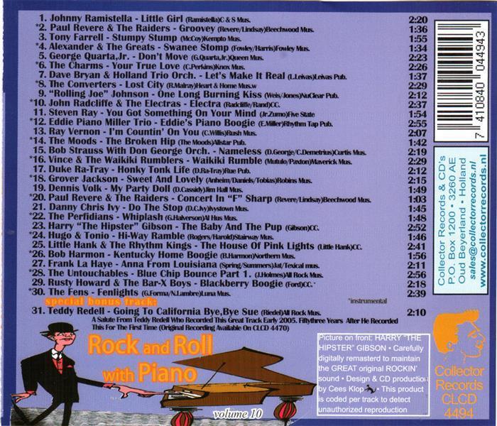 CD - VA - Rock And Roll With Piano Vol. 10