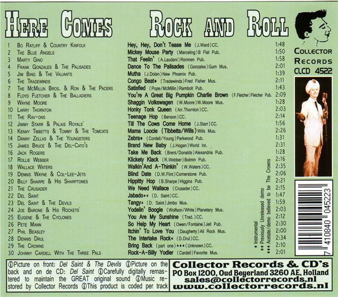 CD - VA - Here Comes Rock and Roll