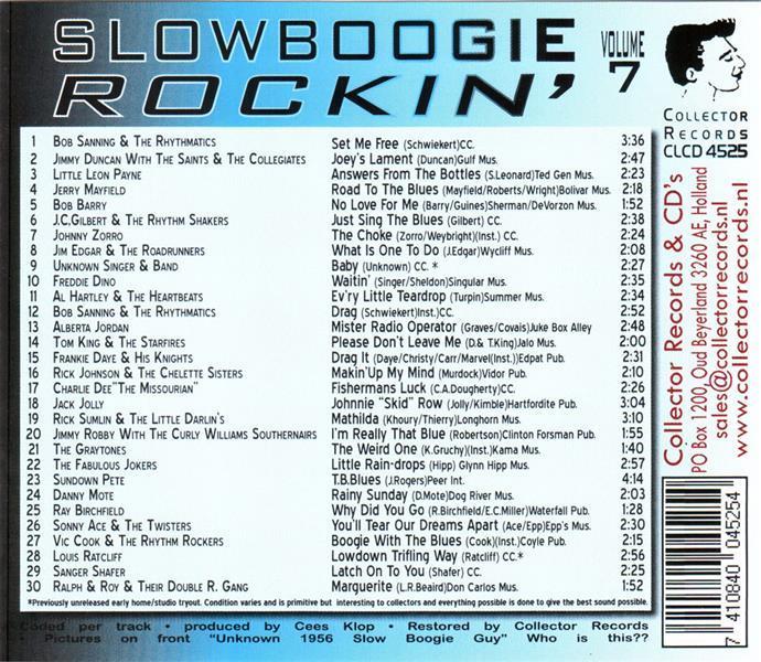 CD - VA - Slow Boogie Rockin Vol. 7
