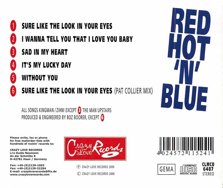 CD - Red Hot & Blue - Northwood Ep