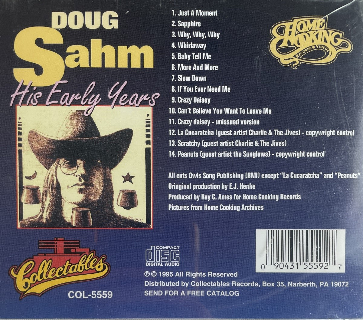 CD - Doug Sahm - His Early Years