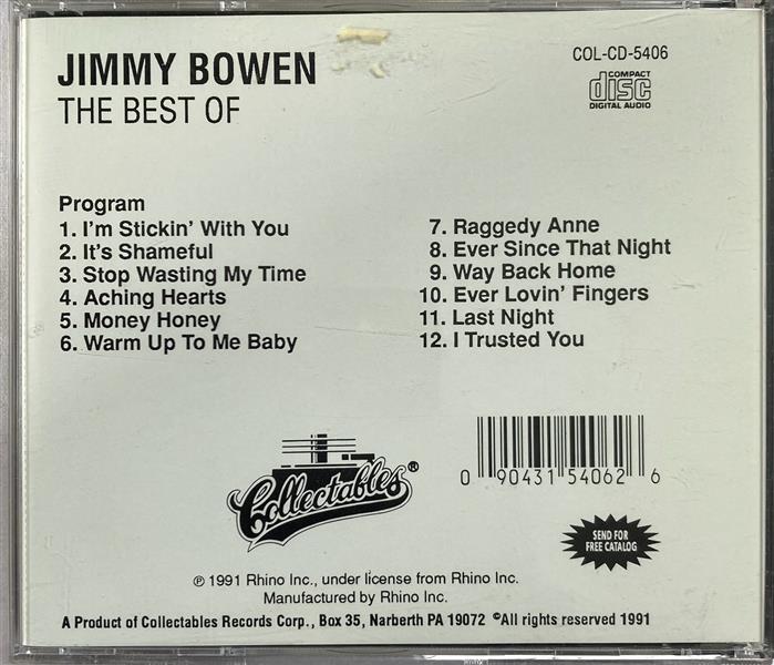 CD - Jimmy Bowen - The Best Of Jimmy Bowen
