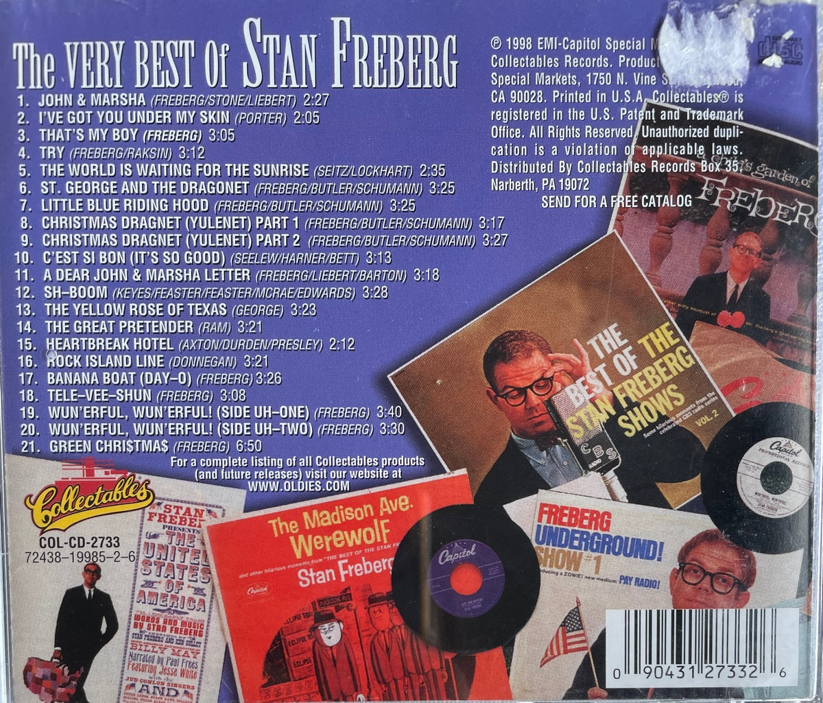 CD - Stan Freberg - The Very Best Of
