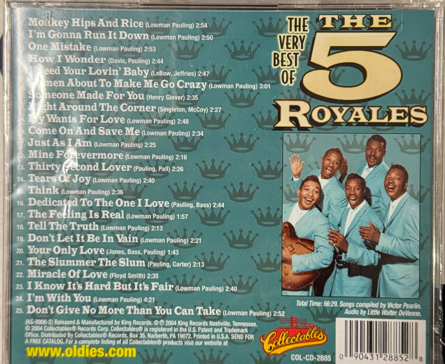 CD - Five Royales - The Very Best Of