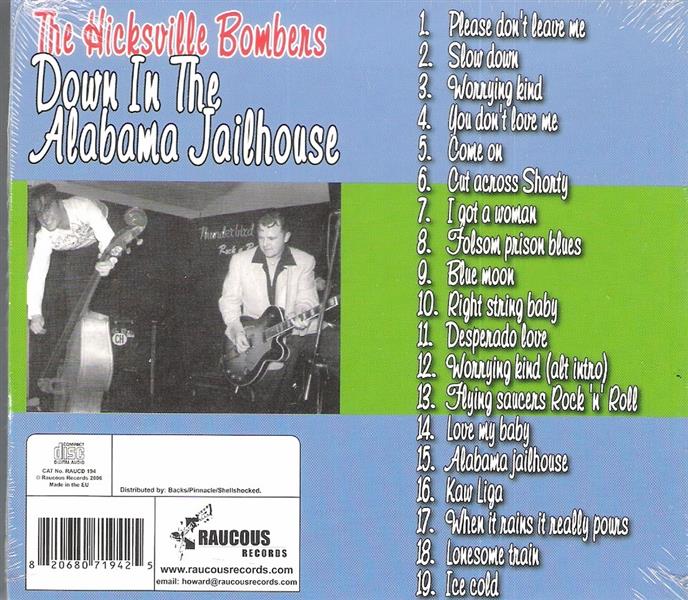 CD - Hicksville Bombers - Down In The Alabama Jailhouse
