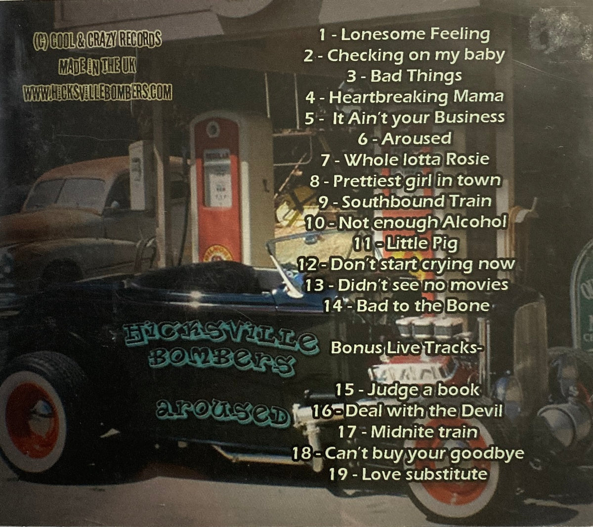 CD - Hicksville Bombers - Aroused