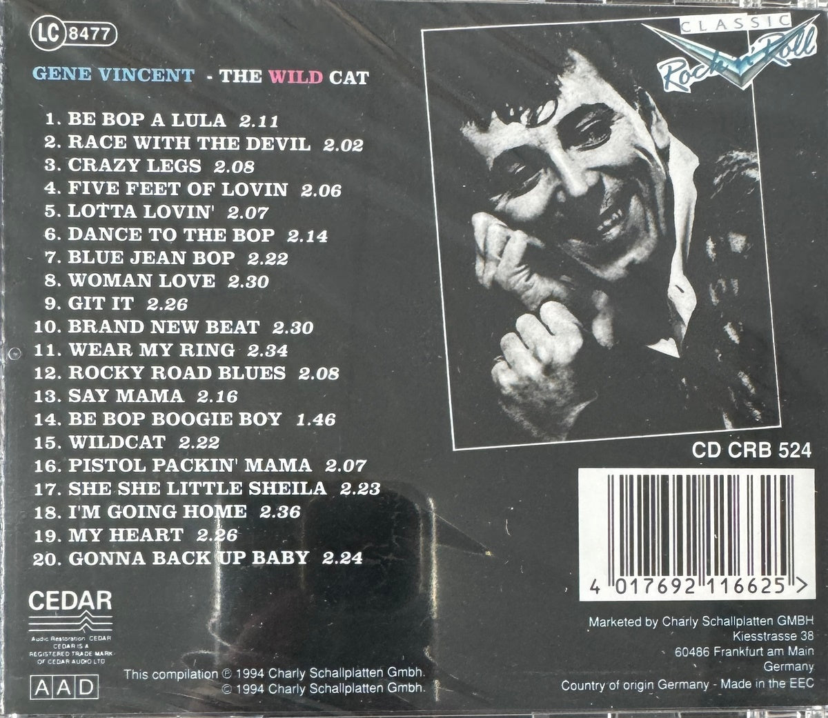 CD - Gene Vincent - The Wild Cat