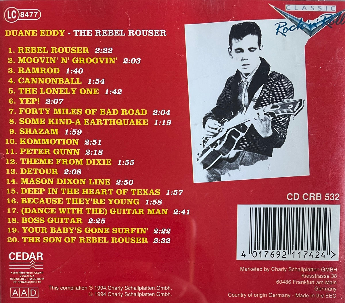 CD - Duane Eddy - The Rebel Rouser