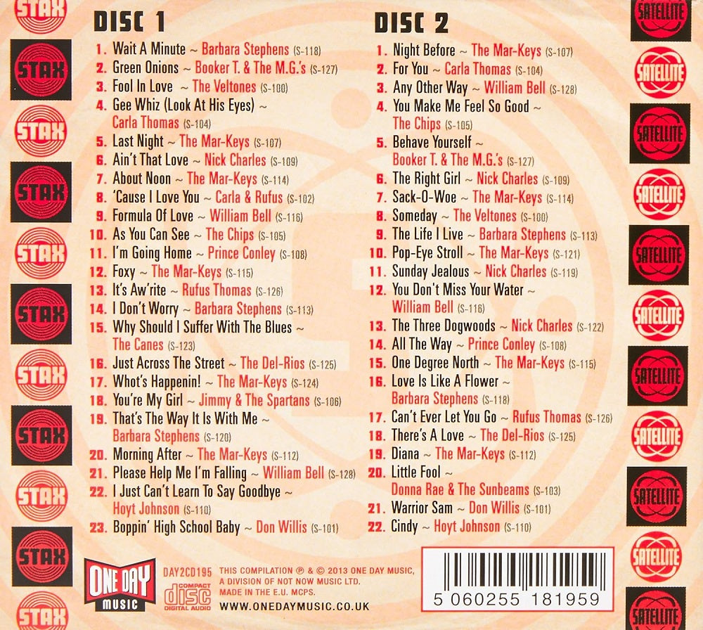 CD-2 - VA - Wait A Minute - The Stax & Satellite Story