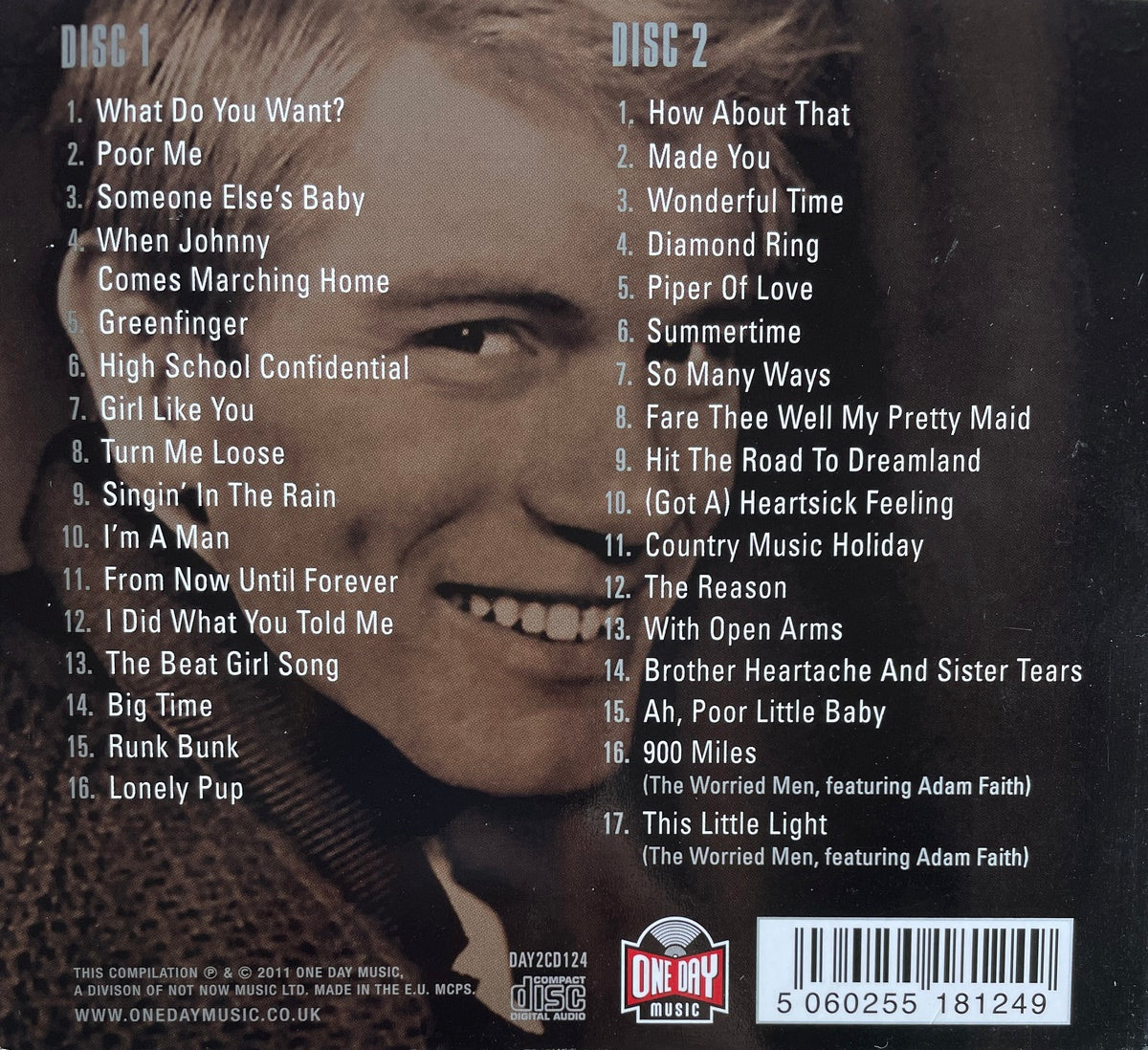 CD - Adam Faith - Teen Idol