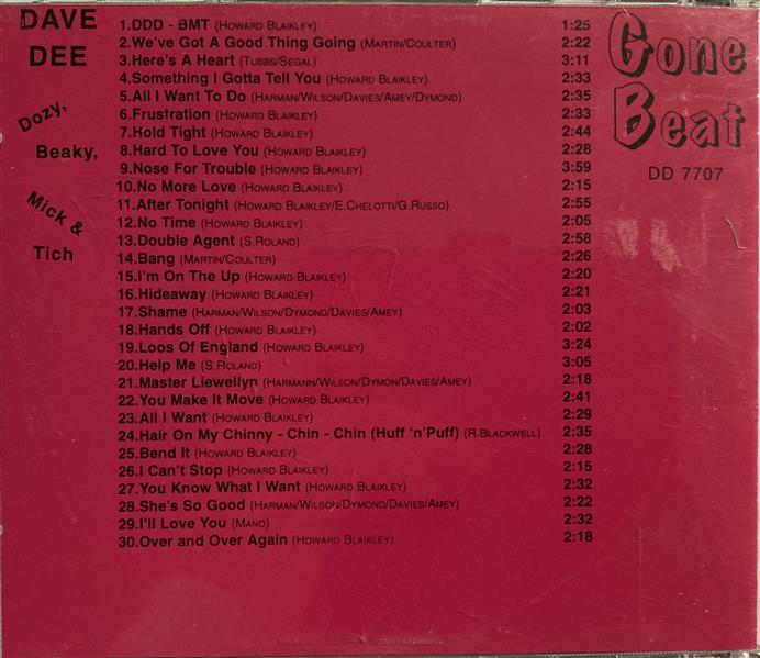 CD - Dave Dee Dozy, Breaky, Mick & Tich - Gone Beat