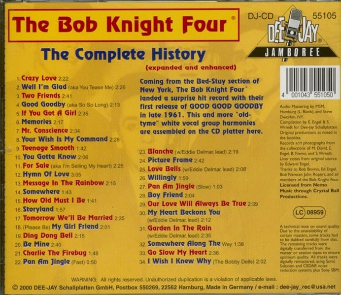 CD - Bob Knight Four - The Complete History