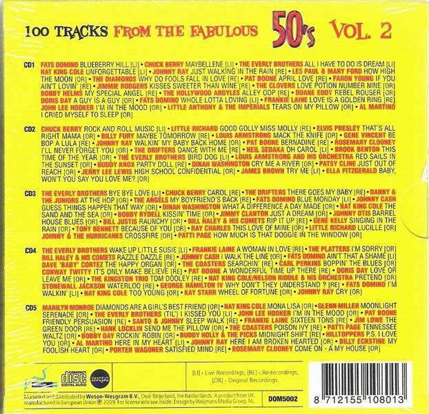 CD-5 - VA - 100 Tracks From The Fabulous 50's - Vol. 2