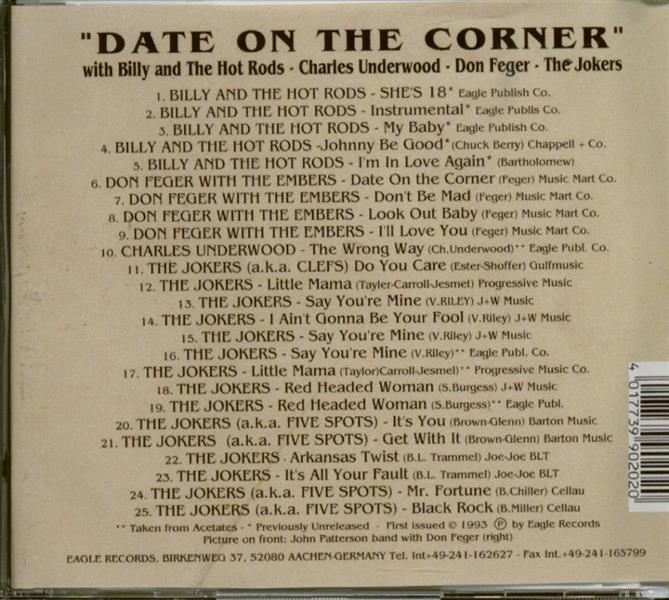 CD - VA - Date On The Corner