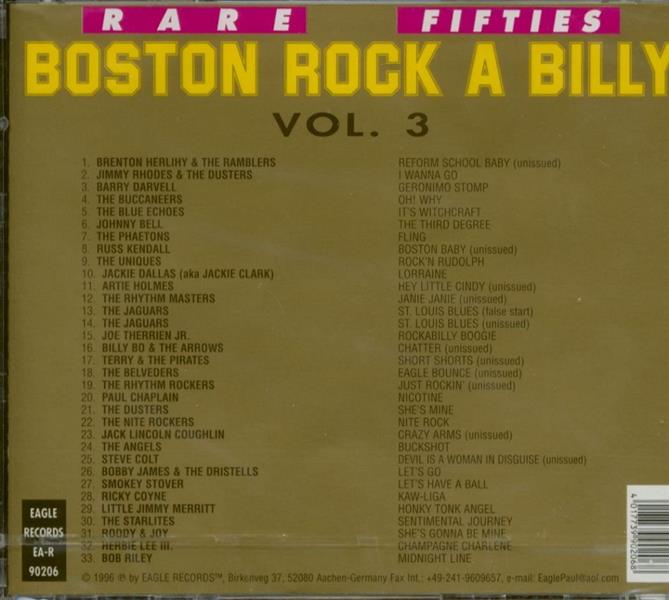 CD - VA - Rare Fifties Boston Rockabilly Vol. 3