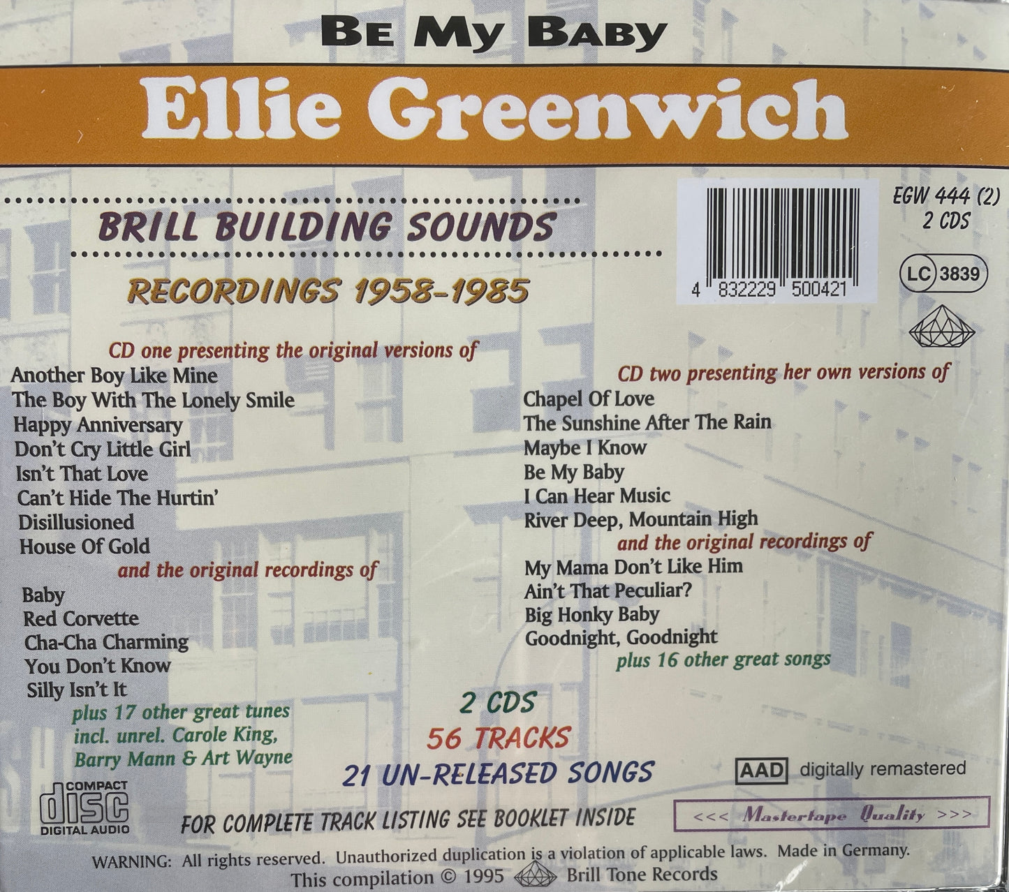 CD-2 - Ellie Greenwich - Be My Baby - Recordings 1958-1985