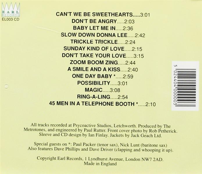 CD - Metrotones - Zoom Boom Zing