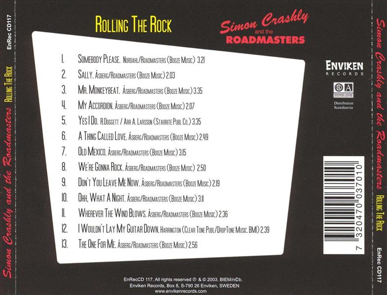 CD - Simon Crashly - Rolling The Rock