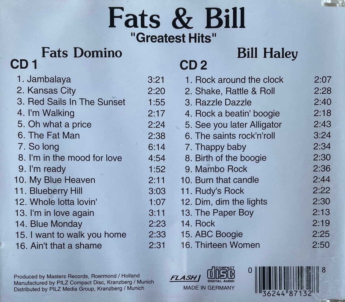 CD-2 - VA - Fats Domino & Bill Haley - Fats & Bill Greatest Hits