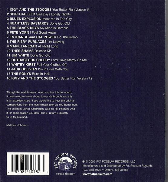 CD - VA - Sunday Nights - The Songs Of Junior Kimbrough