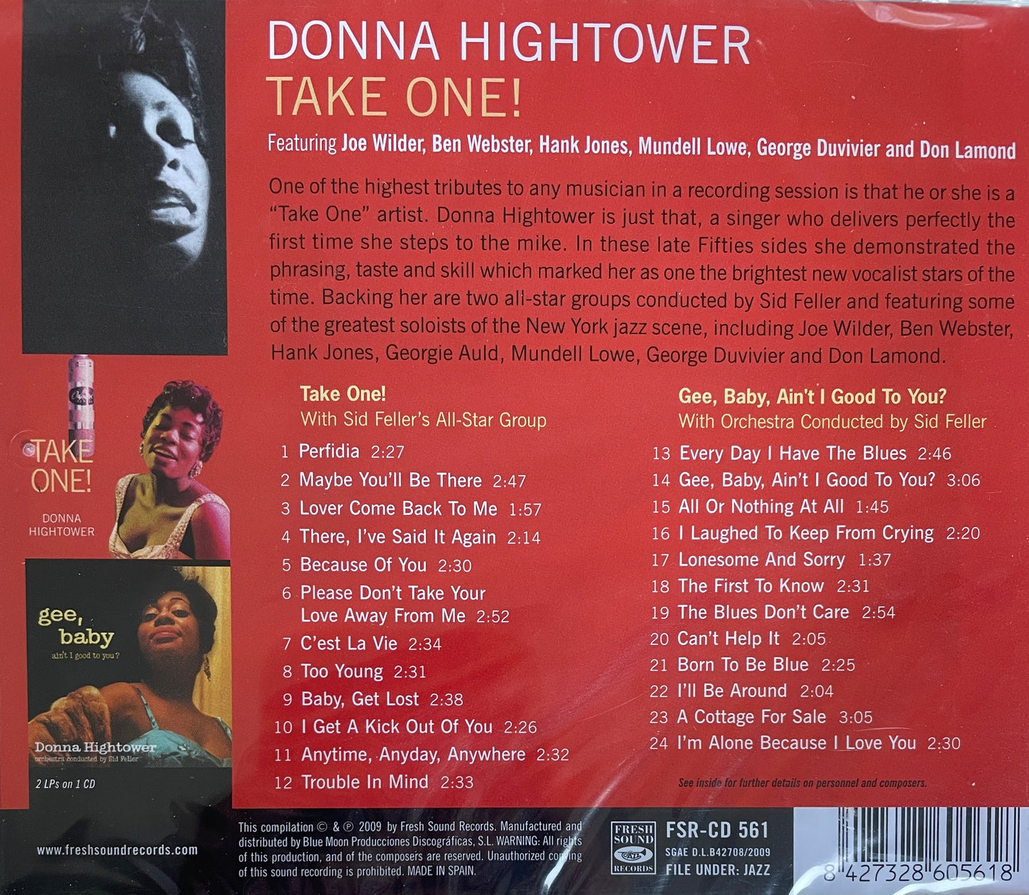 CD - Donna Hightower - Take One!