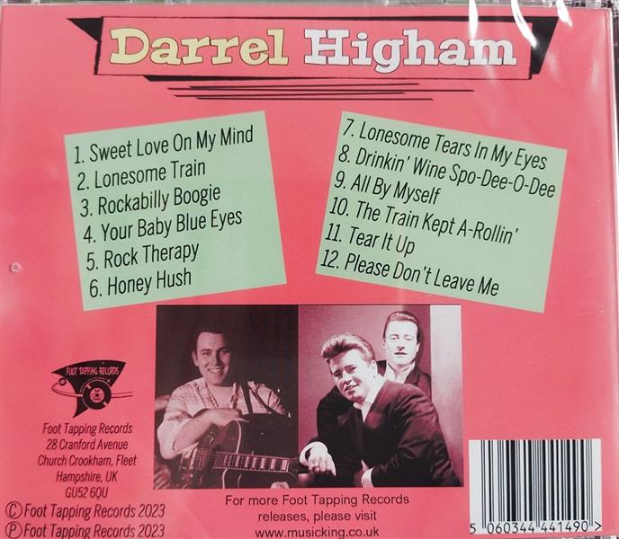 CD – Darrel Higham – A Tribute To Johnny & Dorsey Burnette
