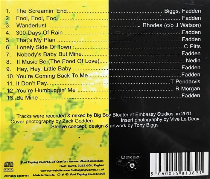 CD - Bill Fadden And The Rhythmbusters - The Screamin' End