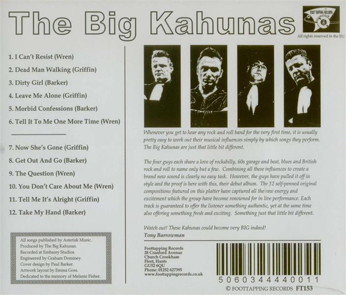 CD - Big Kahunas - I Can't Resist