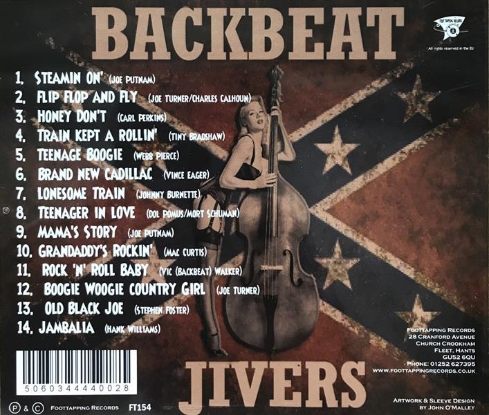 CD - Backbeat Jivers - Steamin' On