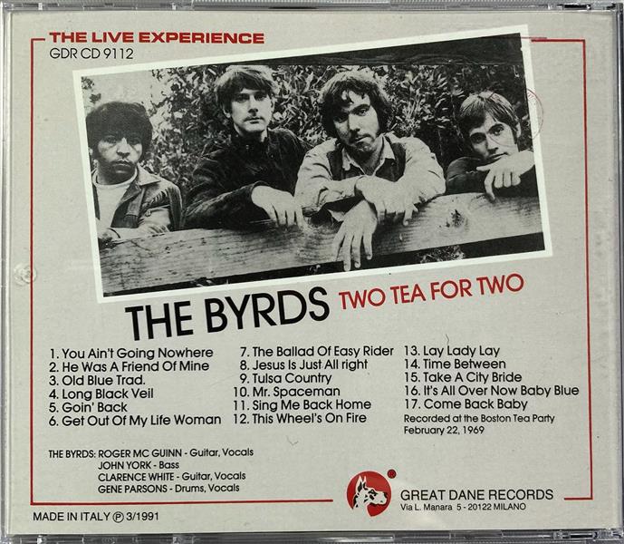 CD - Byrds - Doug Kershaw January 22,23,24 Two Tea For Two