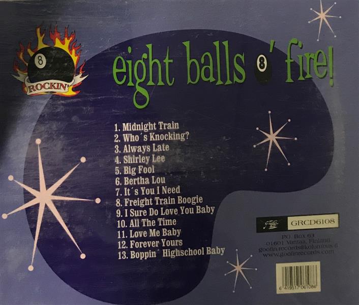 CD - Rockin 8-Balls - Eight Balls O' Fire