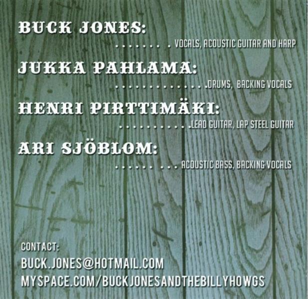 CD - Buck Jones & And The Billy Howgs - Ghost Train