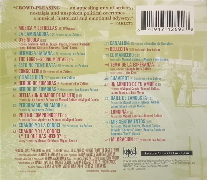 CD - Los Zafiros - Music From The Edge Of Time