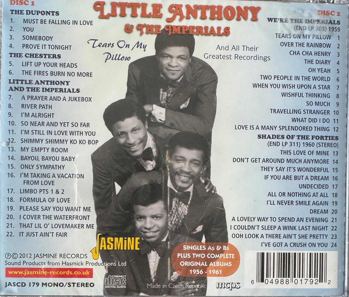 CD-2 - Little Anthony & The Imperials - Tears Of My Pillow